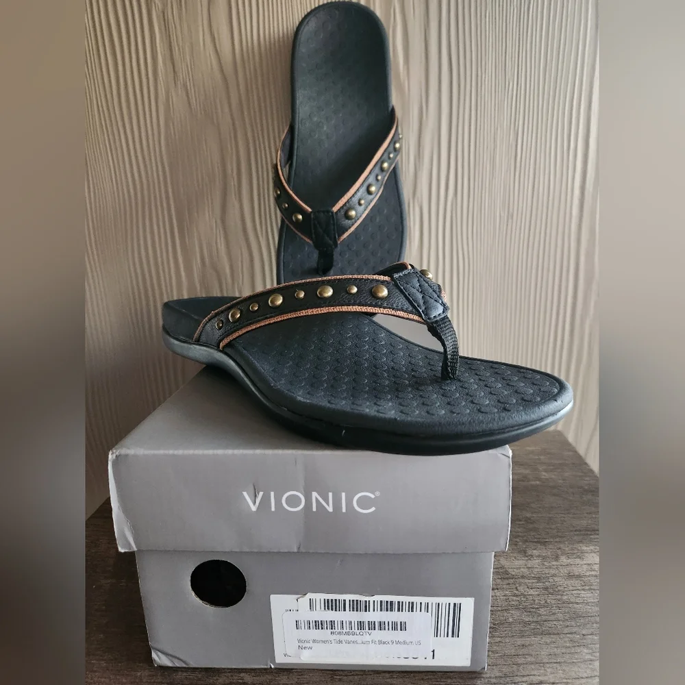 Vionic Vanessa Thong Sandals 9M - Picture 10 of 11